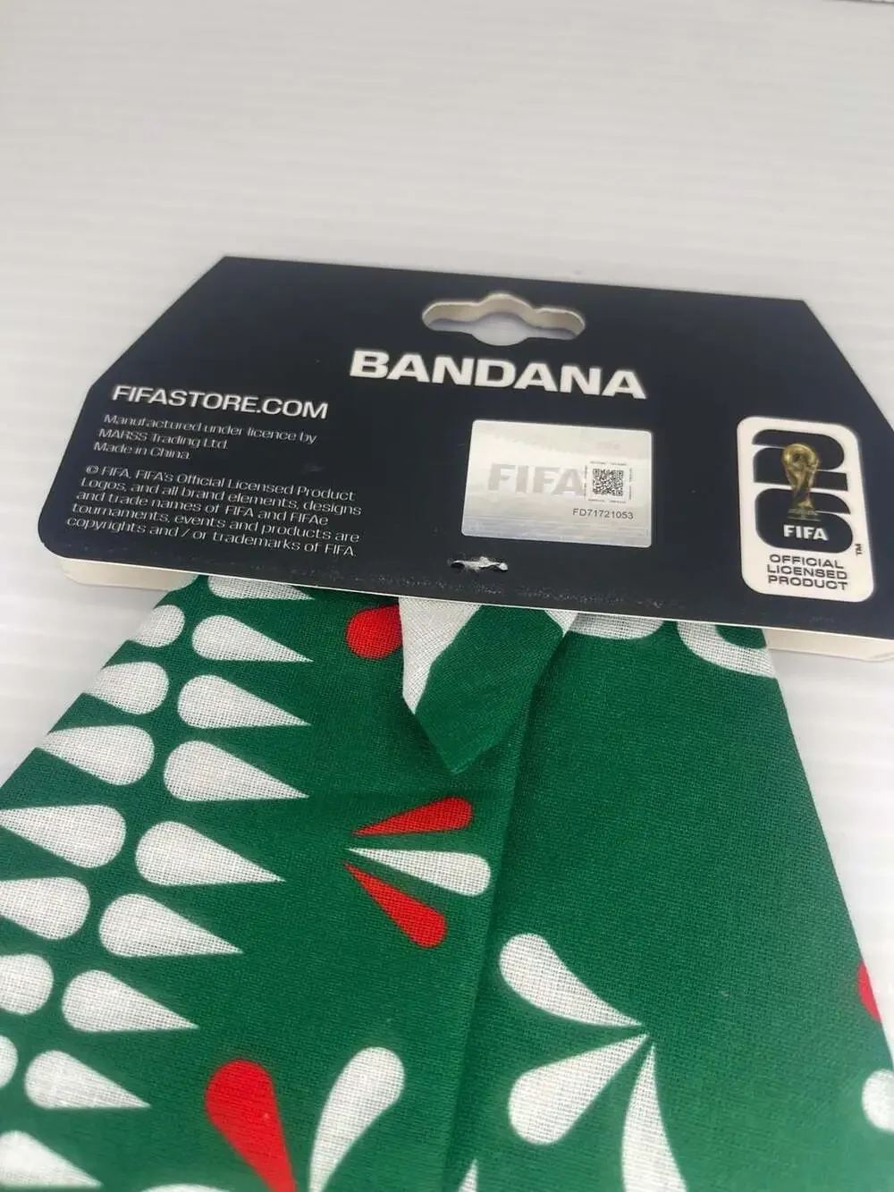 FIFA World Cup 2026 Official Licensed Product Mexico Folkloric Pattern Bandana